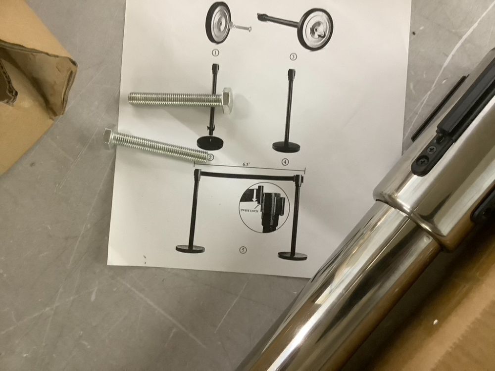 Crowd Control Stanchion Posts - Image 6 - Lot 620