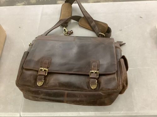 Leather Shoulder Bag - Lot 707