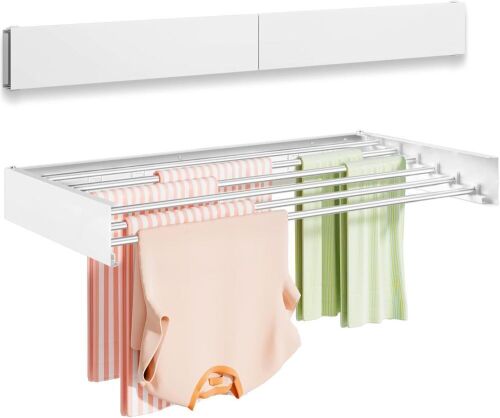 Wall Mounted Clothes Drying Rack 40" - Lot 417