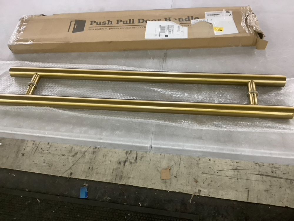 24" Gold Door Handle - Missing Some Hardware - Image 1 - Lot 612