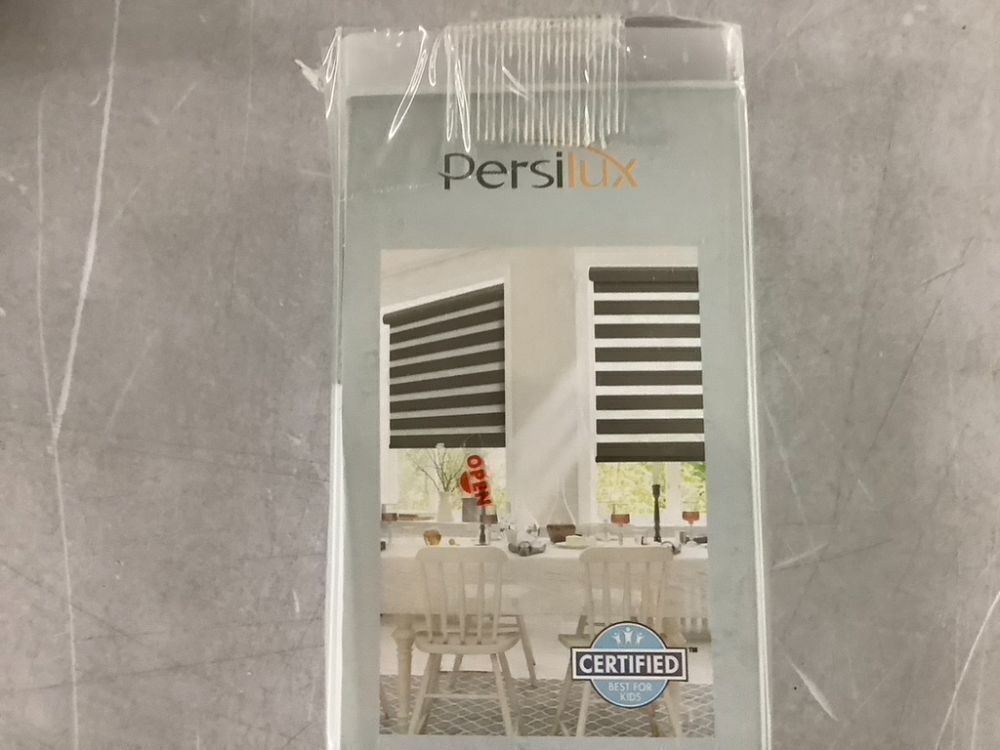 Persilux Dual Layer Cordless Zebra Blinds, White, 35.5" x 64" - Image 3 - Lot 614