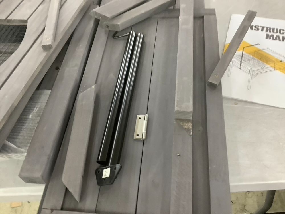 Reptile Terrarium Table with Adjustable Lamp Holdern - Unknown if Hardware is Complete - Image 5 - Lot 105