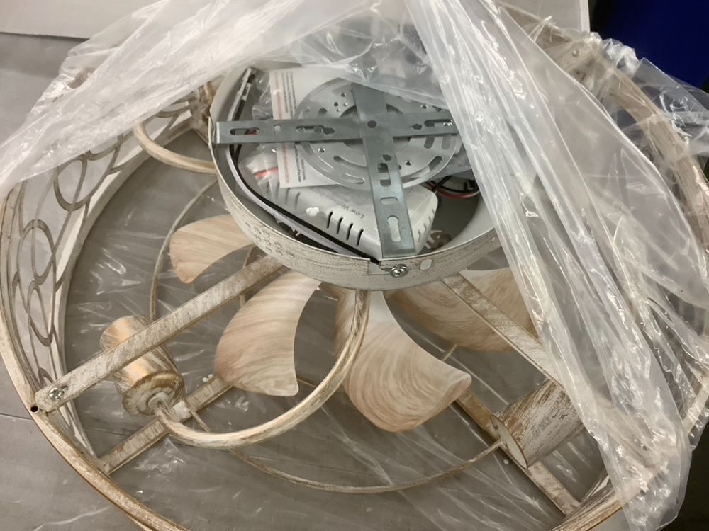 20" Small Ceiling Fans with Lights and Remote - Image 4 - Lot 106