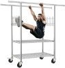 Stainless Steel Heavy Duty Clothes Rack - Thumbnail 1