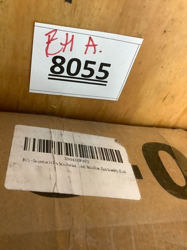 14 Inch Twin Size Bed Frames with Headboard/Footboard, Under Bed Storage, Strong Metal Slats Support, No Box Spring Needed, Noise Free, Easy Assembly, Black - Image 5 - Lot 8055