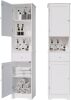 Viaozutis Tall Bathroom Cabinet, Storage Cabinet with 2 Doors & 2 Drawer, with Adjustable Shelve, for Bathrooms, Kitchens, Entrances, Bedrooms White） - Thumbnail 1