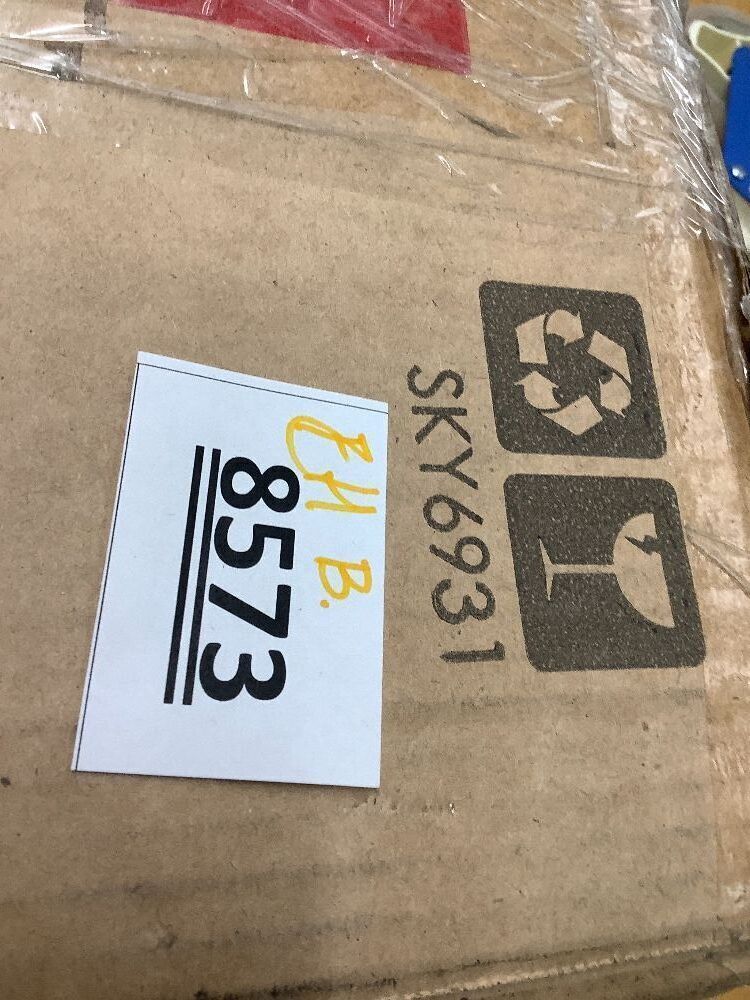 Pre-Lit Snow Flocked Artificial Pencil Christmas Tree w/ Multicolor Lights - Image 3 - Lot 8573