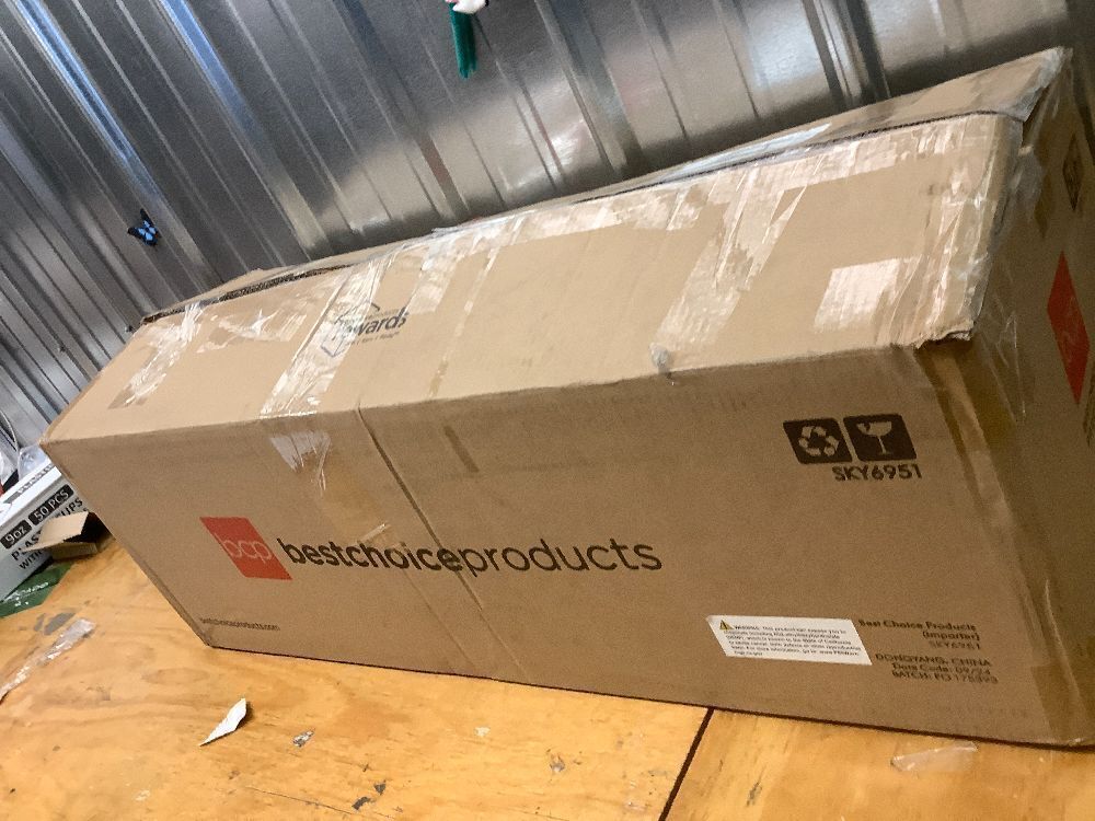 Pre-Lit Partially Flocked Pencil Christmas Tree w/ Pine Cones, Metal Stand - Image 2 - Lot 8580