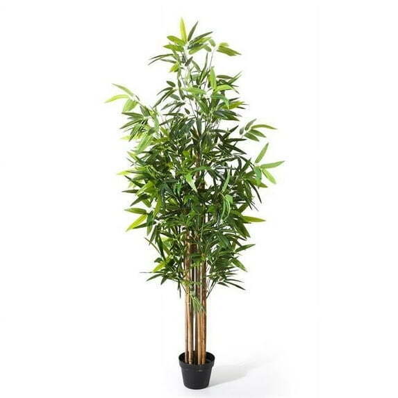 Terra-Green Foliage 72 in. Faux Bamboo Artificial Tree - Image 1 - Lot 8716