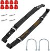 Heavy Duty Rear 4-Leaf Springs Kit for Club Car Precedent 2004-Up, Tempo 2017-Up, Onward 2017-Up Golf Cart, Replaces #102509301 102513001 Included Bushing Sleeve U Bolt, Provide Smoother Ride - Thumbnail 1