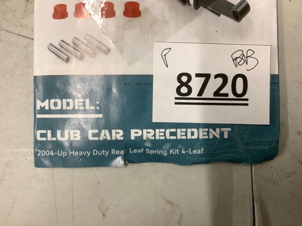 Heavy Duty Rear 4-Leaf Springs Kit for Club Car Precedent 2004-Up, Tempo 2017-Up, Onward 2017-Up Golf Cart, Replaces #102509301 102513001 Included Bushing Sleeve U Bolt, Provide Smoother Ride - Image 3 - Lot 8720