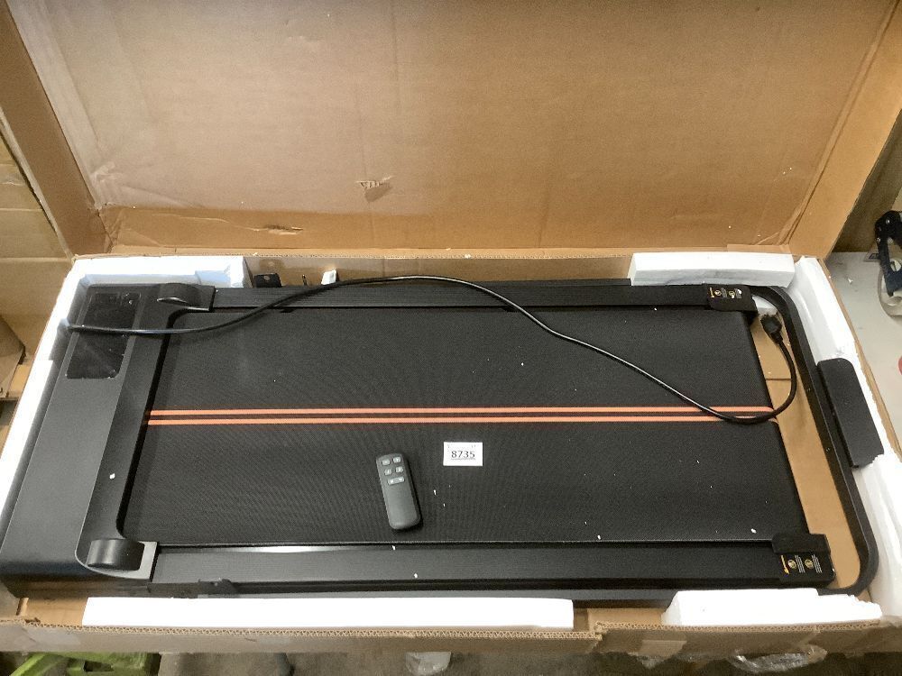 Walking Pad Treadmill with 12% Incline and Handle Bar, 3.0HP Folding Foldable Treadmills for Home Small, Portable Small Treadmill with Handles. Small Treadmills with Incline and Remote, 320LB Capacity - Image 2 - Lot 8735