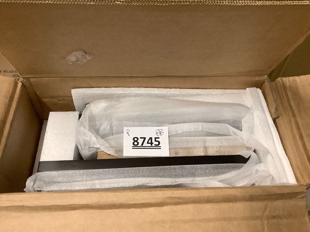 Smuxee Black Wall Cabinet, Small, 2-Door Medicine Cabinet with Adjustable Shelves, Over Toilet, For Kitchen and Laundry Rooms - Image 2 - Lot 8745