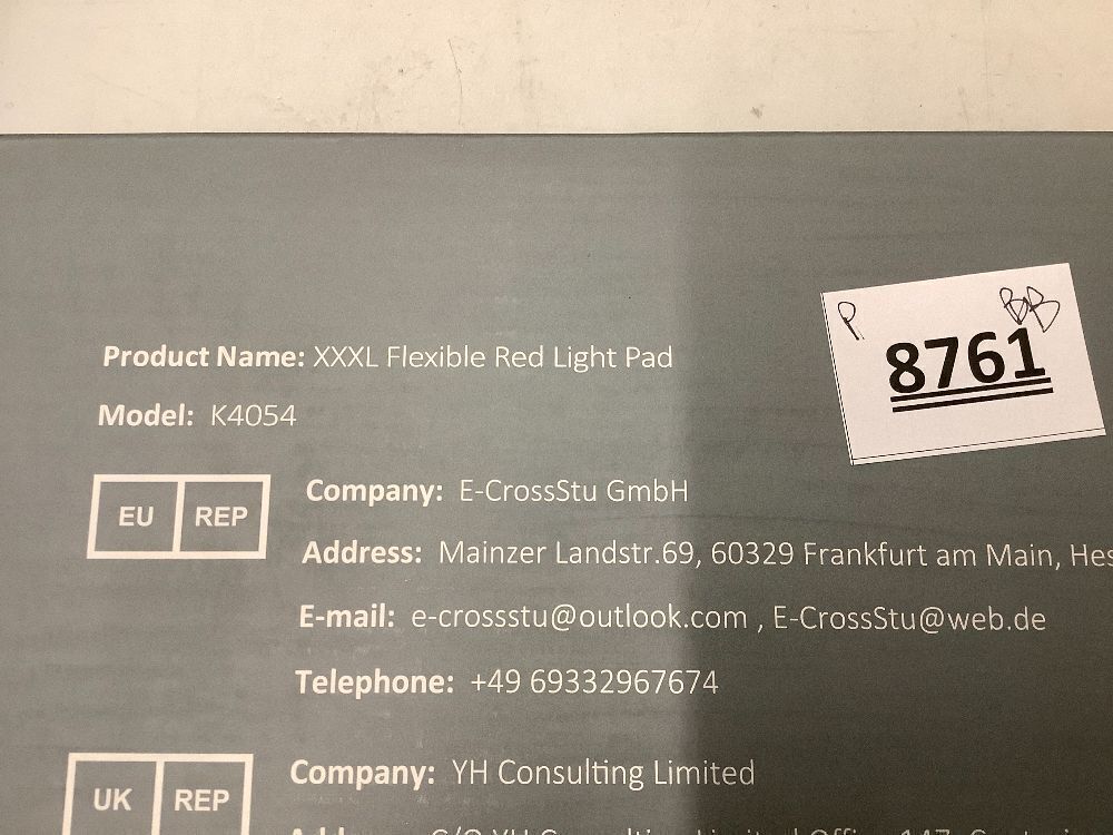 Comfytemp 41.5'' x 26'' Red Light Therapy Mat for Body, FSA HSA Eligible Near Infrared Light Therapy Pad with 560 LEDs, 660nm & 850nm Light Blanket for Back Belly Knee Joint Muscle Pain Relief, 196W - Image 4 - Lot 8761