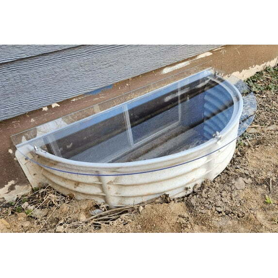 Window Well Cover (Polycarbonate, 40" Width x 17" Length) - Image 4 - Lot 8771