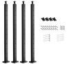 4-Pack Cable Railing Post Stainless Steel Deck Post with Pre-Drilled Holes, Cable for Cable Railing System - Thumbnail 1