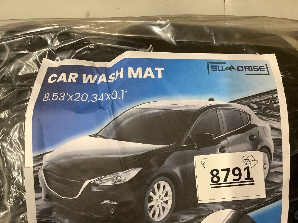 8'5" x 20' Containment Mat,Non-Slip Garage Floor Mat, Heavy Duty Waterproof Protection from Mud, Snow and Rain for Cars - Image 3 - Lot 8791