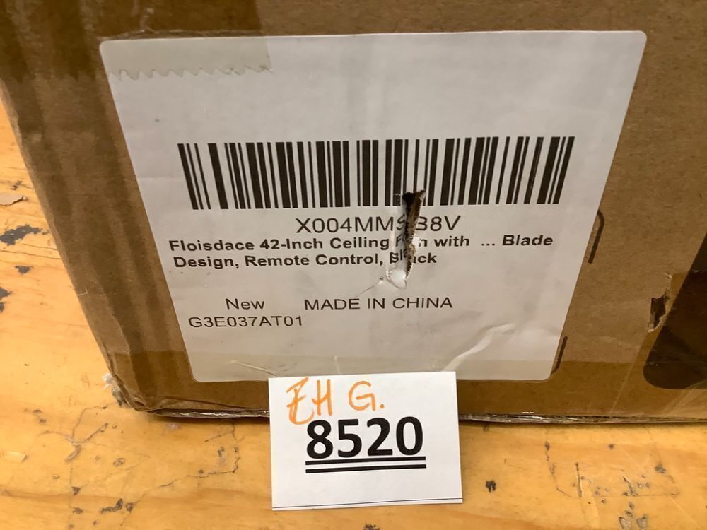 Ceiling Fan with Lights and Remote Control,42 Inch Low Profile Flush Mount - Image 3 - Lot 8520