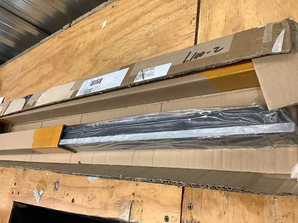 Modern Outdoor Wall Light Fixture, 2pack 39inch Black LED Outdoor Lights, Modern Porch & Patio Sconce, 3000K Long Strip Light Fixture Outside for House, Garage, Front Door - Image 2 - Lot 8558