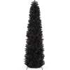 Black Artificial Pencil Holiday Christmas Tree - Thumbnail 1