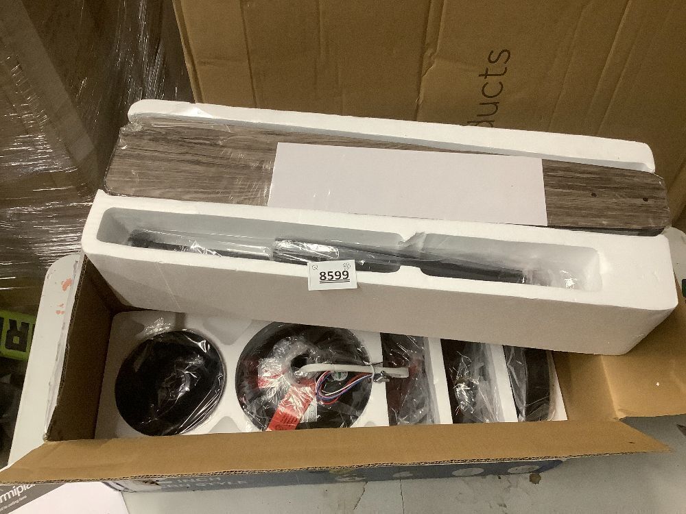 warmiplanet Ceiling Fan with Lights Remote Control, 62 Inch - Image 2 - Lot 8599