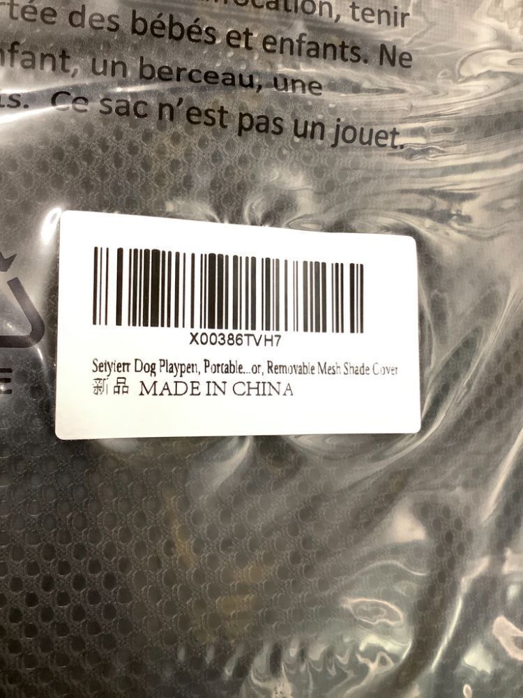 Dog Playpen, Portable Pet Playpen, Puppy Playpen, Cat Playpen with Carrying Case - Image 3 - Lot 8722