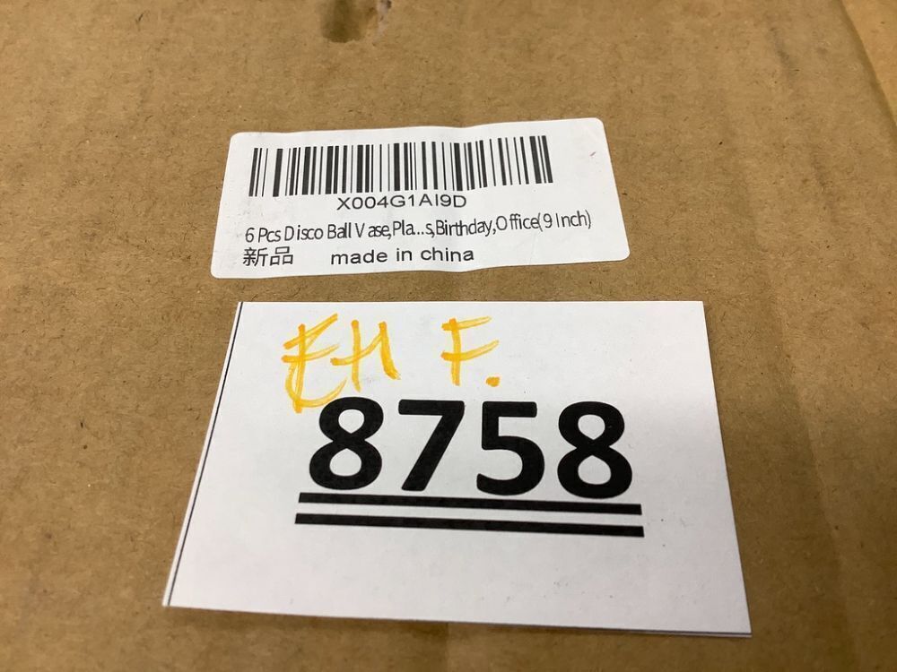 6 Pcs Disco Ball Vase,Plastic Disco Ball Centerpieces Silver Disco Ball Planter Mirror Disco Ball Ice Bucket Disco Ball Decor Can Be Used for Wedding Centerpieces,Birthday,Office(9 Inch) - Image 4 - Lot 8758