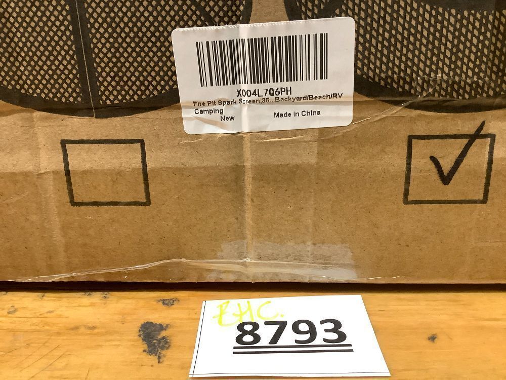 Fire Pit Spark Screen,36 Inch Fire Pit Screen Cover Stainless Steel Outdoor with Handle&Poker,Firepit Screens Cover Round Mesh Lid Heavy-Duty Steel Replacement for Backyard/Beach/RV Camping - Image 4 - Lot 8793