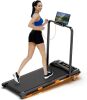 Walking Pad Treadmill Under Desk,6% Manual Incline,300lbs Capacity,Foldable Portable 2.5HP Mini Treadmill for Home,APP Compatible,Compact Design for Walking Fitness Workout Equipment - Thumbnail 1