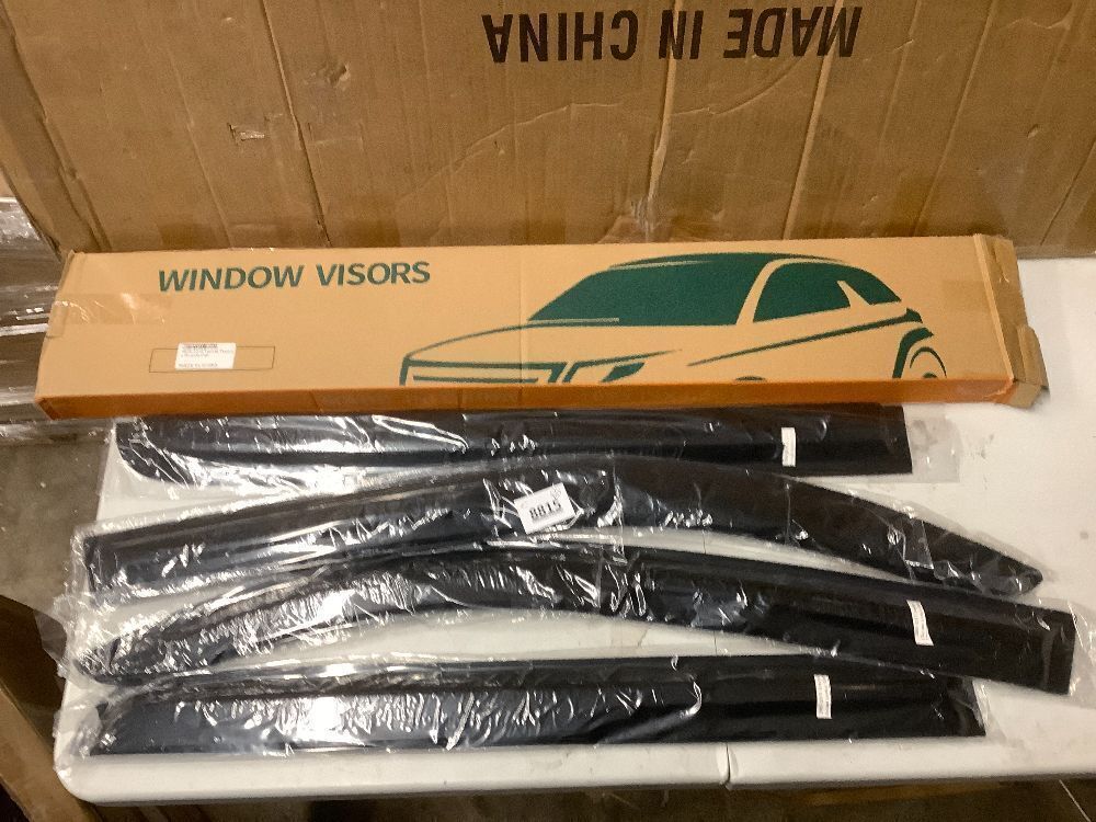 4PCS Window Visors For 2005-2015 Toyota Tacoma Double Cab, Sun Rain Guards Vent Shade - Image 2 - Lot 8815