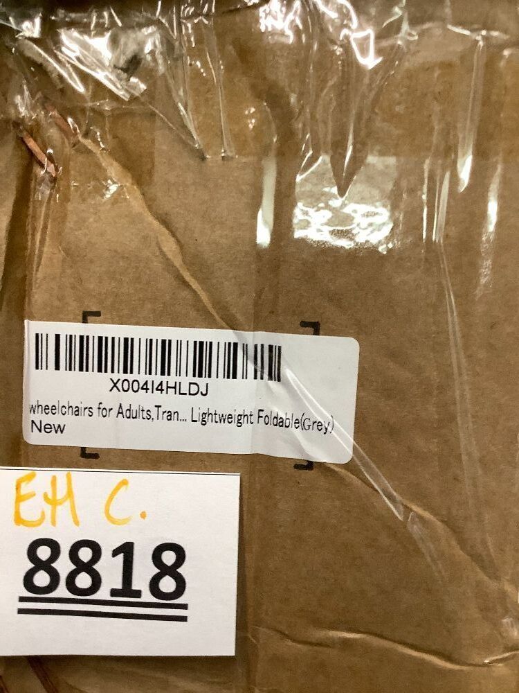 Wheelchairs for Adults,Utral-Lightweight(only 19.4lbs) Transport Chair, Foldable and PortableTravel Wheelchair with Telescopic Handle,Portable FoldingTransfer Wheelchairs for Seniors(Grey) - Image 5 - Lot 8818