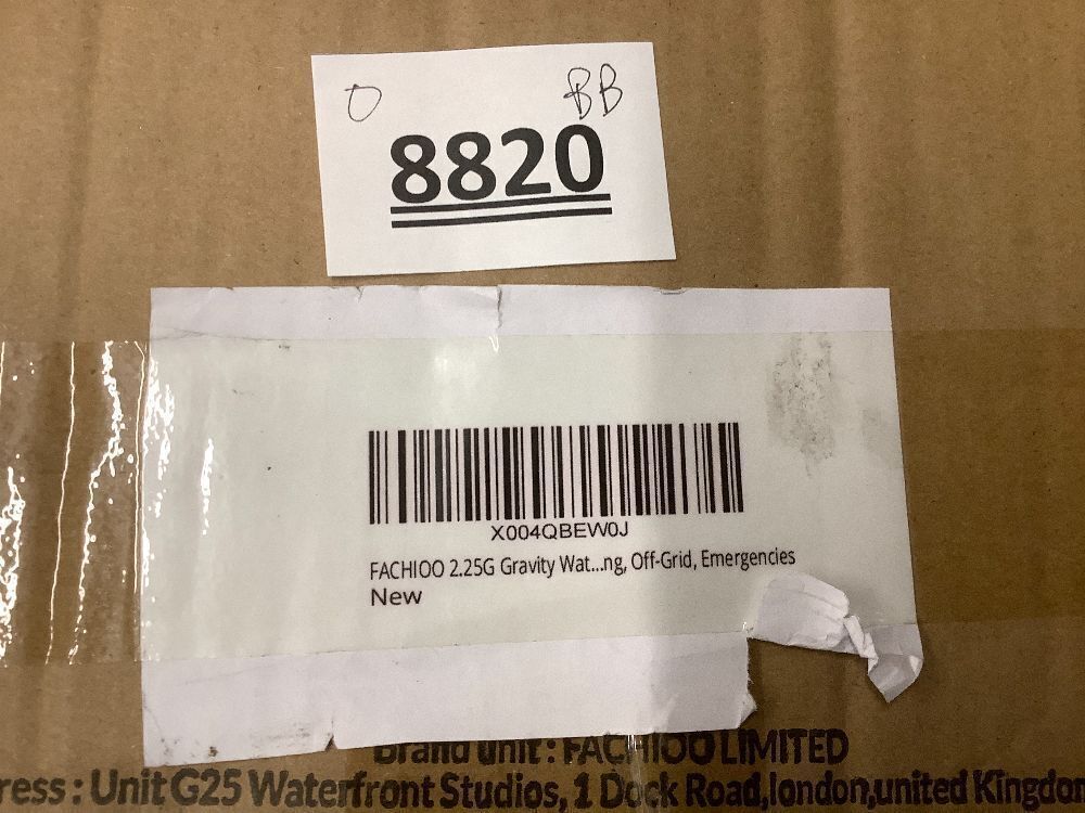 2.25G Gravity Water Filter System, NSF/ANSI 42 Certified, with 2 Black Carbon Filters and Stainless Steel Spigot, Reduce Chlorine, for Home, Camping, RVing, Off-Grid, Emergencies - Image 4 - Lot 8820