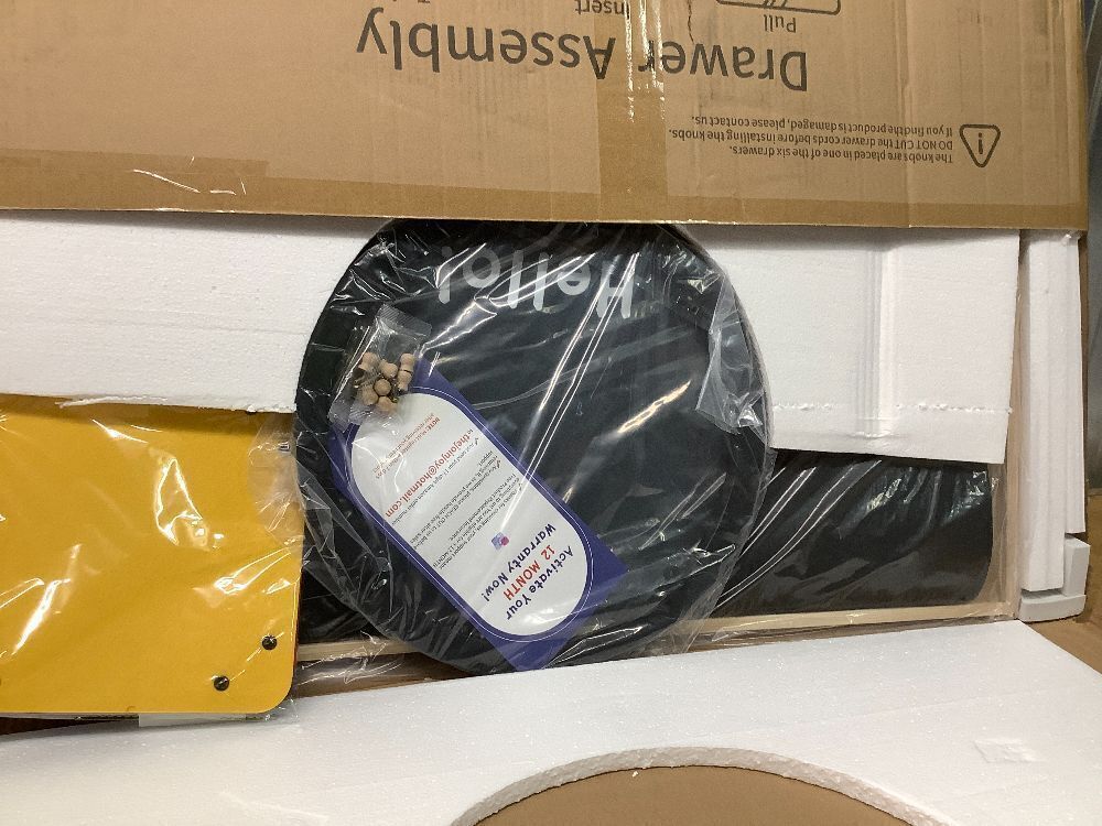 1500 Rotating Puzzle Board Pro, with 6 Drawers, Rubber Cover Mat, 34" x 25", 360° Lasy Susan, Sort-Wise Colorful Felt Drawers & 4 Trays, Wooden Jigsaw Puzzle Table, Birthday Gifts for Mom - Image 2 - Lot 8821