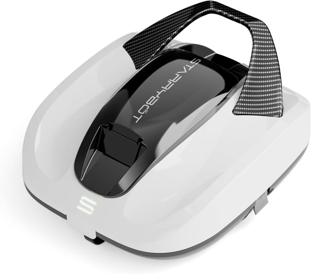 Cordless Robotic Pool Cleaner, Portable Swimming Robotic Pool Vacuum Self-Parking Technology,150Mins Runtime,Pool up to 900 Sq.Ft, Ideal for Above-Ground Pools - Image 1 - Lot 8823