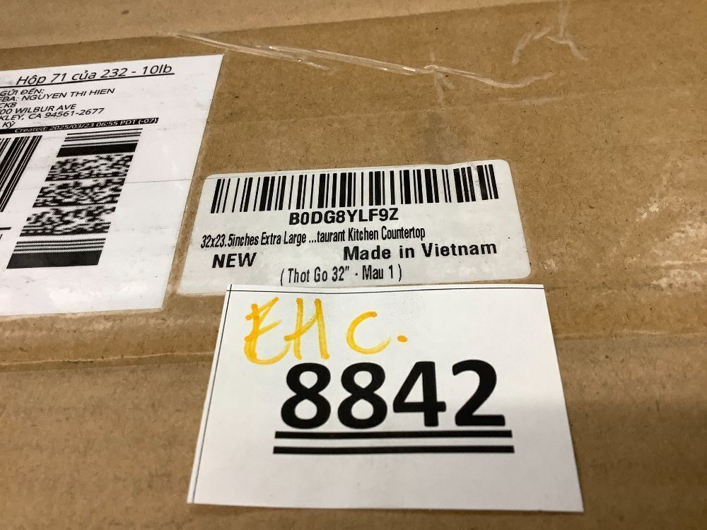 32x23.5inches Extra Large Solid Wooden Cutting Board and Stovetop Cover, 2 in 1 Stove Top Cover Chopping Board with Detachable Legs and Juice Groove, Sink Cover Board for Restaurant Kitchen Countertop - Image 4 - Lot 8842