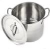 Stainless Steel Stock Pot 20-Quart, Silver - Thumbnail 1