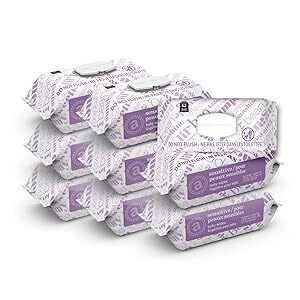 Amazon Elements Baby Wipes, Sensitive, 810 Count, Flip-Top Packs, Pack of 9 - Image 1 - Lot 8852
