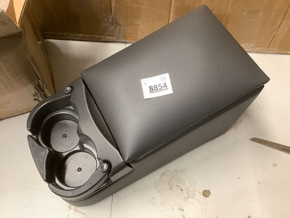 Universal Truck Bench Seat Console with Cup Holders, Grey - Image 2 - Lot 8854