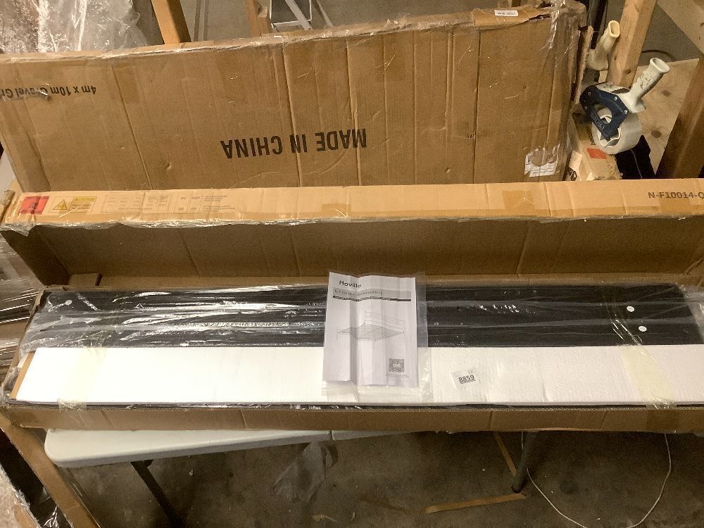 Novilla Queen Metal Bed Frame with Headboard and Footboard, 14 Inch Platform Bed Frame with Storage, Mattress Base, No Box Spring Needed, Metal Slat Support - Image 2 - Lot 8859