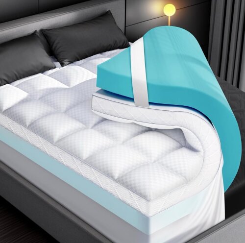 Biteany memory foam mattress topper - Lot 8862