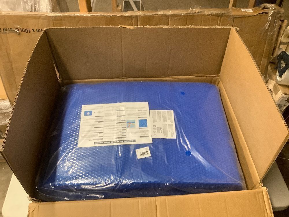 BigXwell 18 Foot Round Solar Pool Cover,16-mil Blue Above-Ground and In-Ground Pools Cover, Heavy-Duty Insulating Pool Heater Cover - Image 2 - Lot 8869