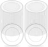 50Pcs Clear Charger Plates Bulk Wedding - 13" Premium Clear Plastic Chargers with Beaded Rim，Transparent Decorative Dinner Charger Plates for Events & Parties - Thumbnail 1