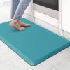 KitchenClouds Cushioned Anti Fatigue Rug 17.3"x28" Waterproof Non Slip Standing Desk Mats Comfort Floor Mats for Kitchen, House Sink Office (Green) - Thumbnail 1