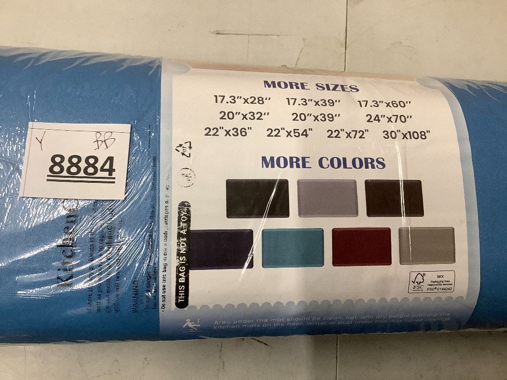 KitchenClouds Cushioned Anti Fatigue Rug 17.3"x28" Waterproof Non Slip Standing Desk Mats Comfort Floor Mats for Kitchen, House Sink Office (Green) - Image 4 - Lot 8884