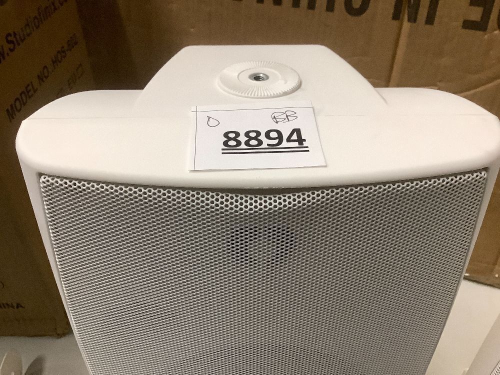 STUDIOFINIX 6.5 Inches Indoor Outdoor Bluetooth Speakers Waterproof Wired Wall Mount Active Speakers 400 Watt for Patio Garage,Deck,Backyard (White) - Image 3 - Lot 8894