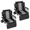 Alpha Camper Set of 2 Folding Portable Stadium Seat Chair for Bleachers with Arm Rest - Thumbnail 1
