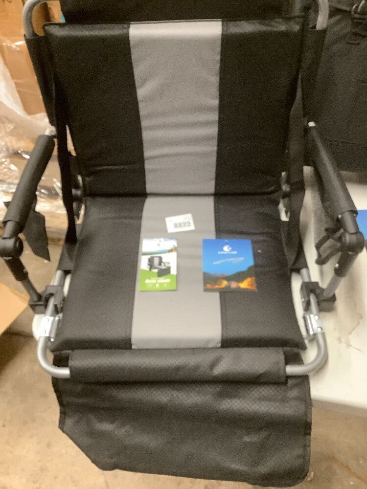 Alpha Camper Set of 2 Folding Portable Stadium Seat Chair for Bleachers with Arm Rest - Image 2 - Lot 8899