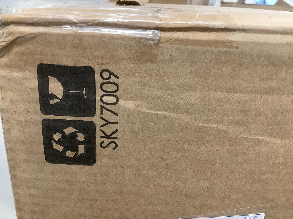 Pre-Lit Black Artificial Pencil Holiday Tree - Image 3 - Lot 9003