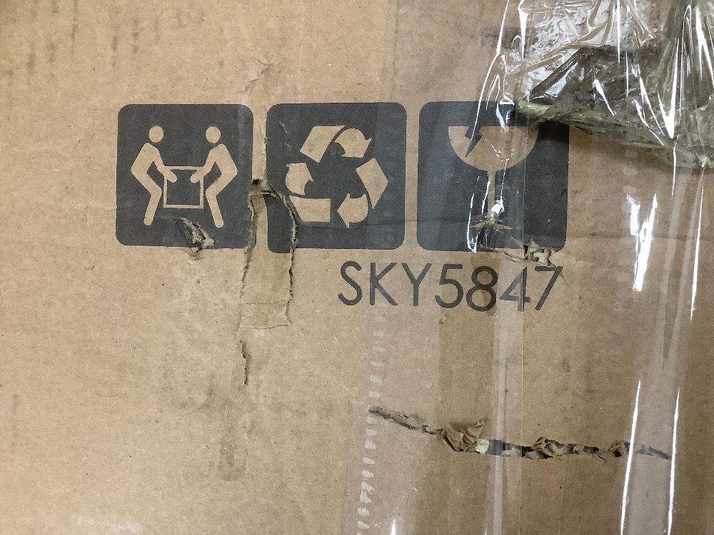 Linen Upholstered Convertible Sofa Bed Futon w/ 2 Cupholders - Image 4 - Lot 9101