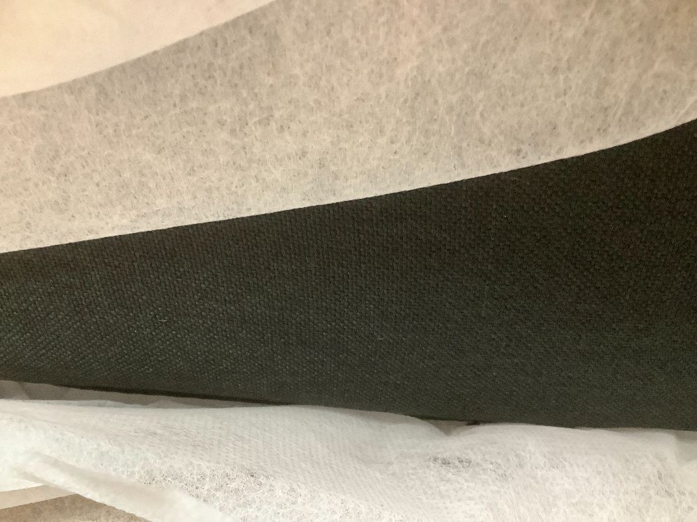 Linen Upholstered Convertible Sofa Bed Futon w/ 2 Cupholders - Image 5 - Lot 9101